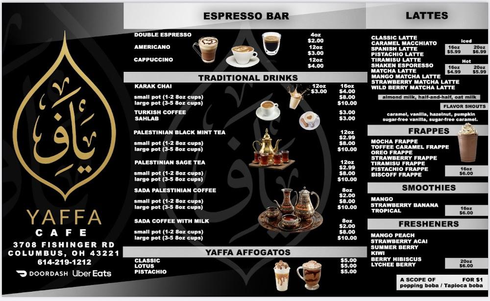 Yaffa Cafe Menu image 2